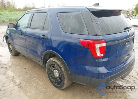 2017 Ford Police Interceptor from USA, damaged, VIN 1FM5K8ATOHGD67308